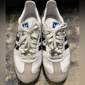 Adidas Samba White and Black Sneakers 👟